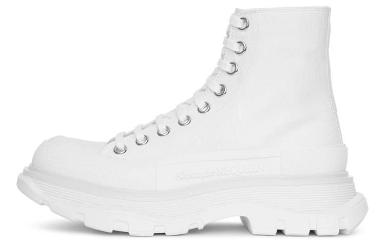 Alexander McQueen Tread Slick Boots 'White' Women's