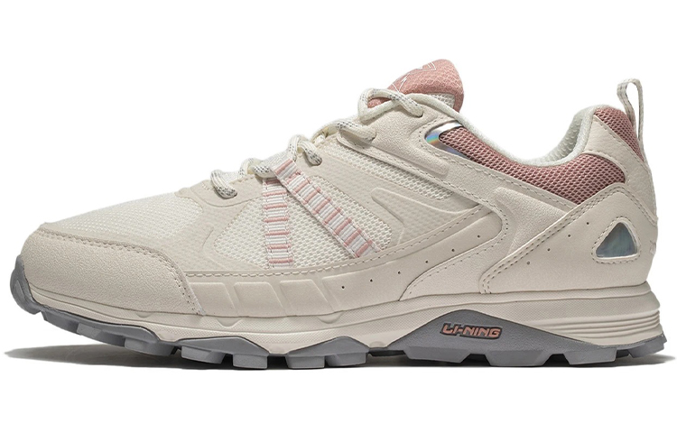 LiNing Low Top Running Shoes Women's Ecru