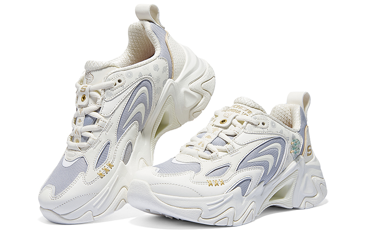 Skechers Stamina V3 Low Top Casual Shoes Women's White Purple