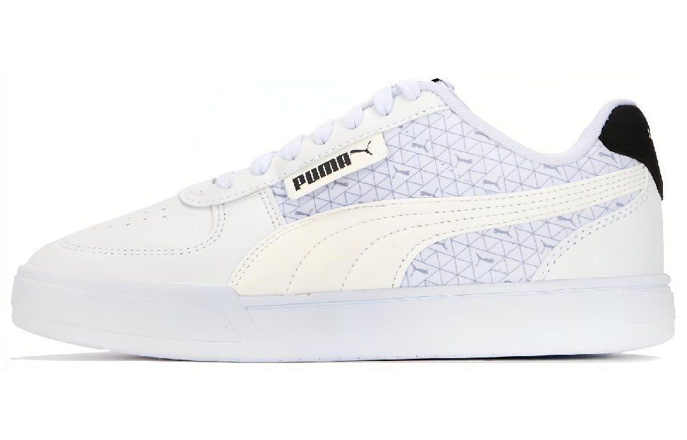 PUMA Caven Logo Power 'White Grey Black'