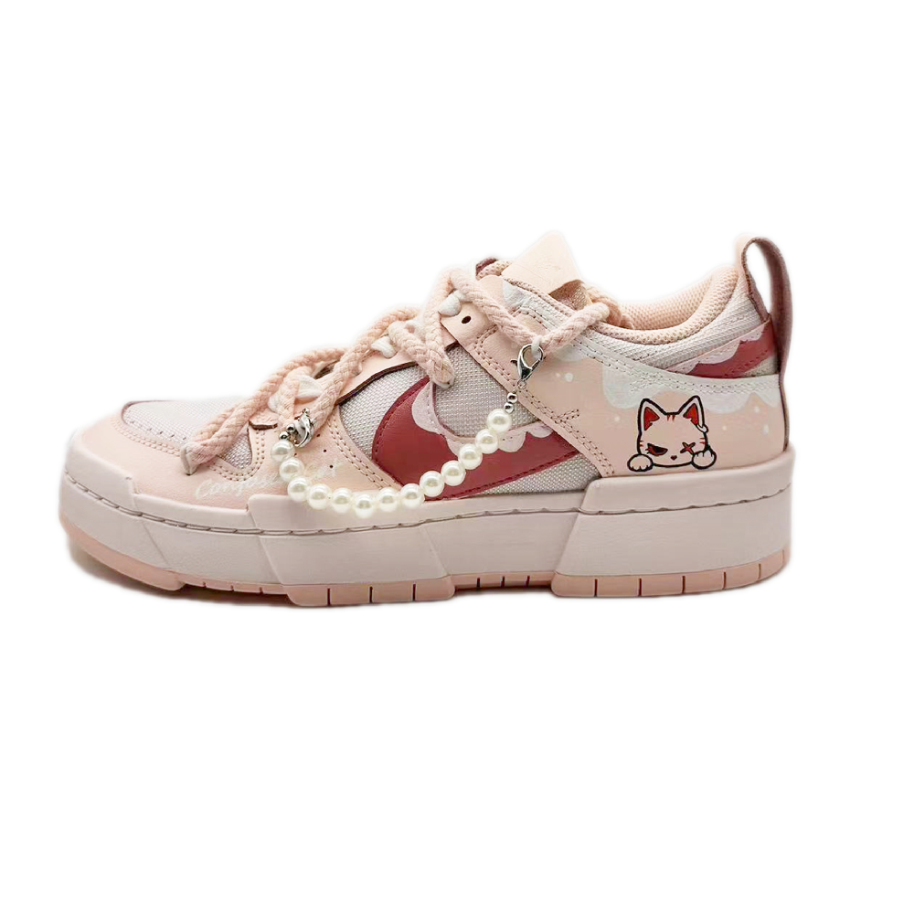 Nike Dunk Disrupt Quick Dry Low-Top Skateboard Shoes Women's Pink
