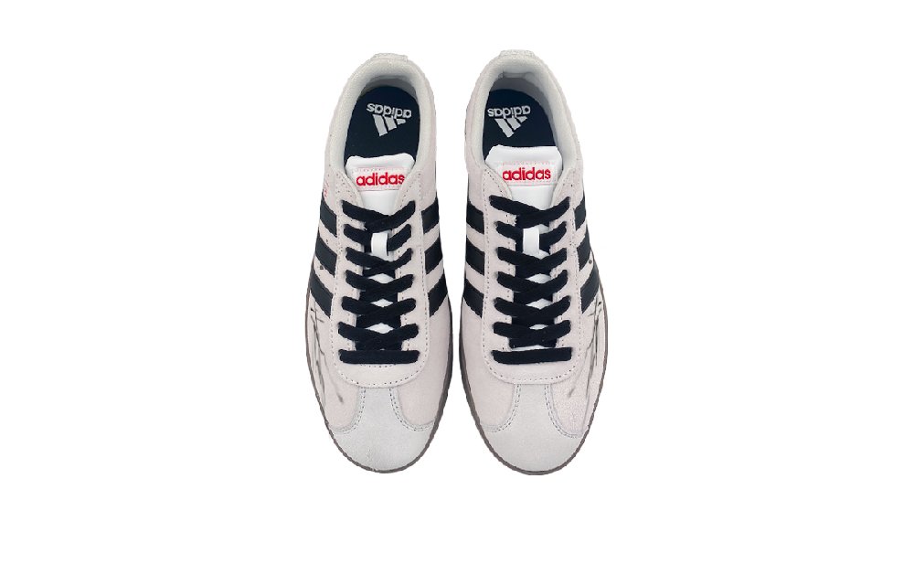 Adidas Neo VL Court 2.0 Low Top Skateboard Shoes Unisex Gray Black