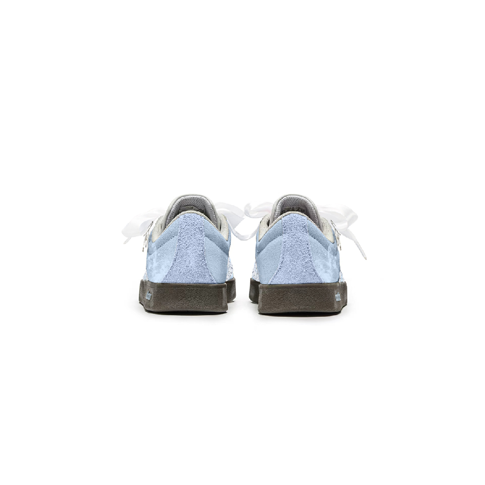 Adidas Neo VL Court Lifestyle Skateboard Shoes Unisex Low Top Blue/Brown