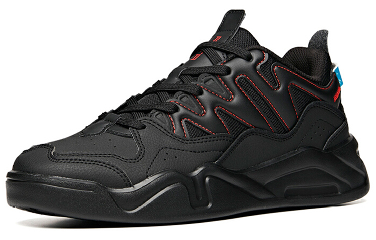 Anta Life Collection Low top Skateboard Shoes Men's Black Red
