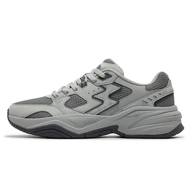 361° Sailing Series Wear-Resistant Slip-Resistant Low-Top Chunky Sneakers Men's Gray