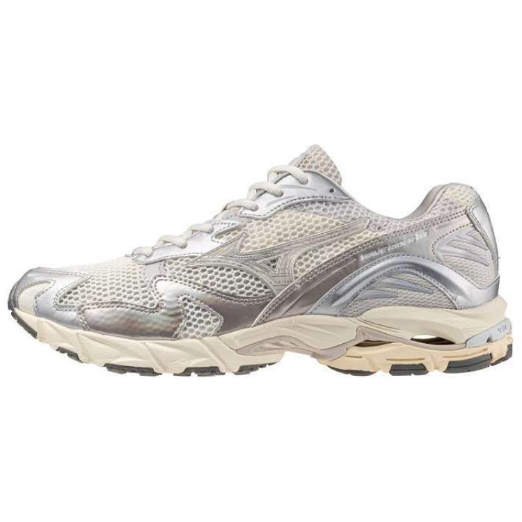 Mizuno Wave Rider 10 Metallic Snow White