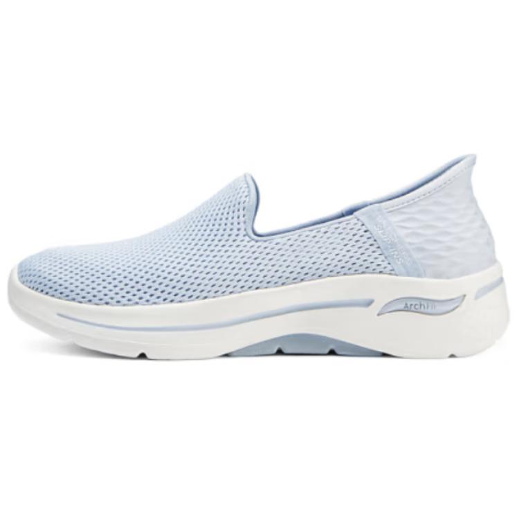 Skechers Slip Ins Slip-Resistant Low-Top Casual Shoes Women's Light Blue