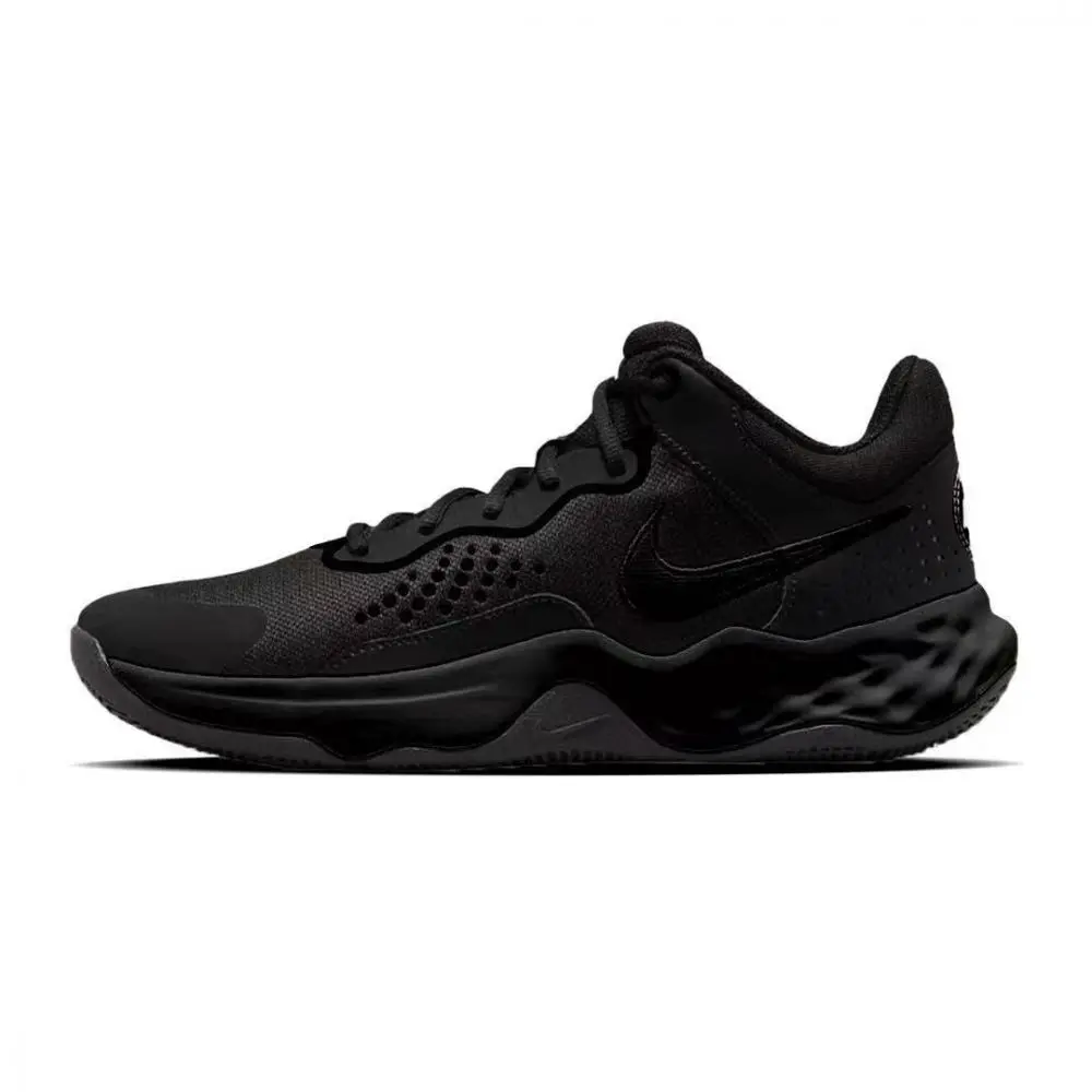 Nike Fly By Mid 3 Anti Slip Wear Resistant Mid Top Basketball Shoes Men's Black