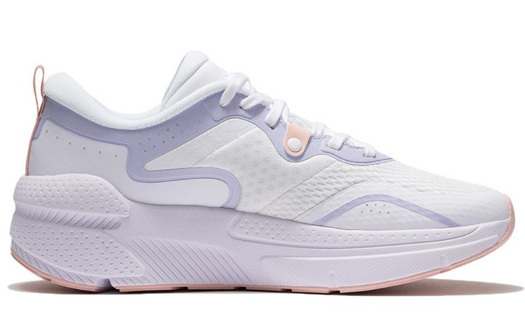 LiNing Shock Absorbers Slip Resistant Abrasion Resistant Low top Casual Shoes Women's White Blue купить в интернет-магазине Yoocart с быстрой доставкой по России.