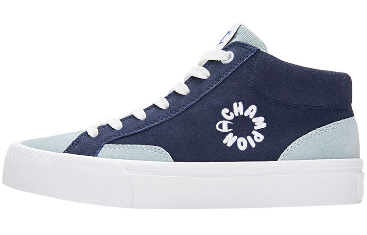 Champion Essentials Collection Skate Classic High 1.0 Mid-Top Skateboard Shoes Women's Blue