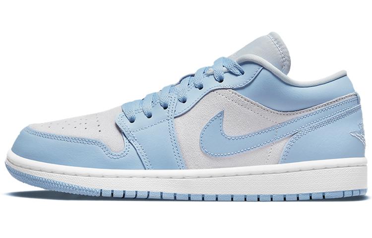 Jordan 1 Low Football Grey Aluminum Women's