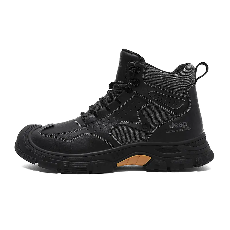 Jeep High Top Hiking Shoes Men's Black