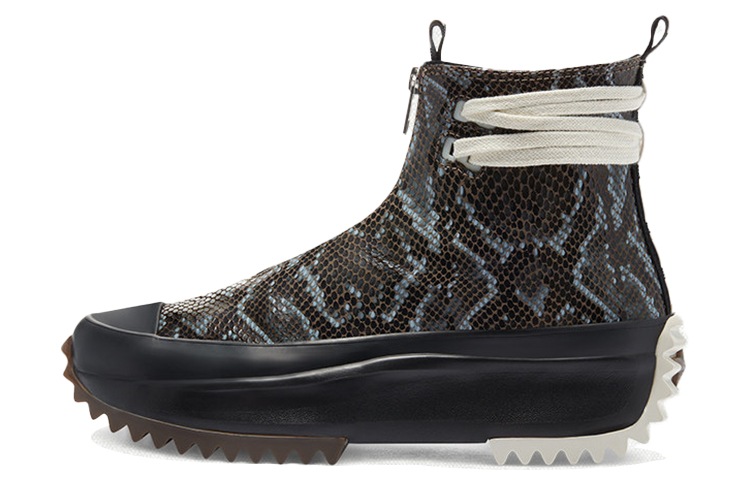 Converse Run Star Hike High Black Snakeskin