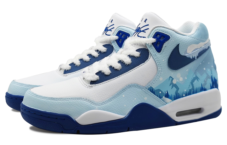 Nike Flight Legacy Basketball Shoes Men Mid-Top White купить в интернет-магазине Yoocart с быстрой доставкой по России.