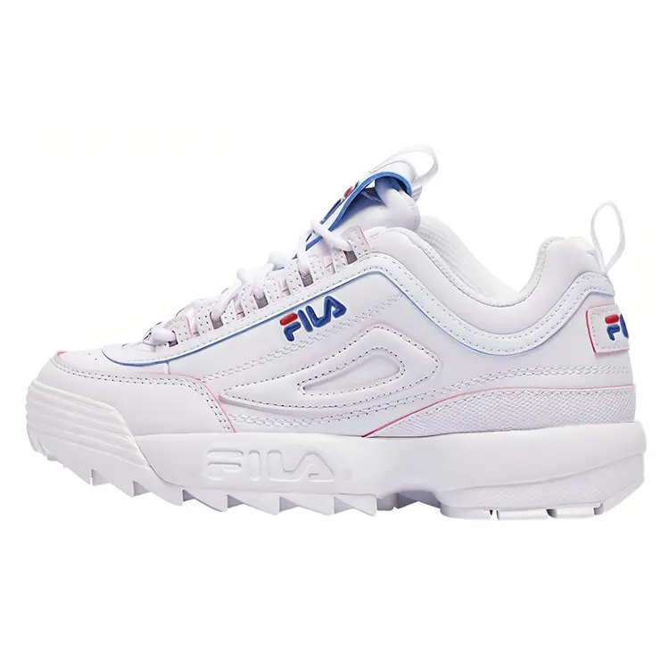 FILA Abrasion Resistant Breathable Low Top Casual Shoes Unisex White