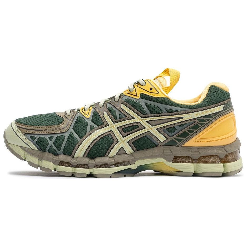 KIKO KOSTADINOV x Asics Gel-Kayano20 Anti-Slip Wear-Resistant Low-Top Running Shoes Unisex Green Yellow