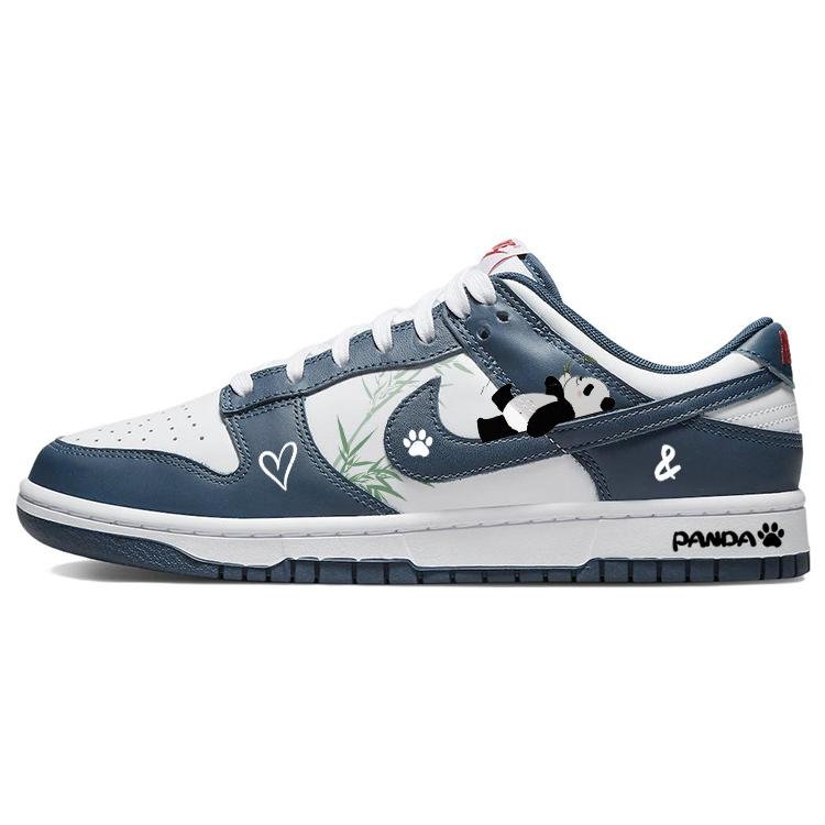 Nike Dunk Skateboard Shoes Men Low-Top Cyan/White