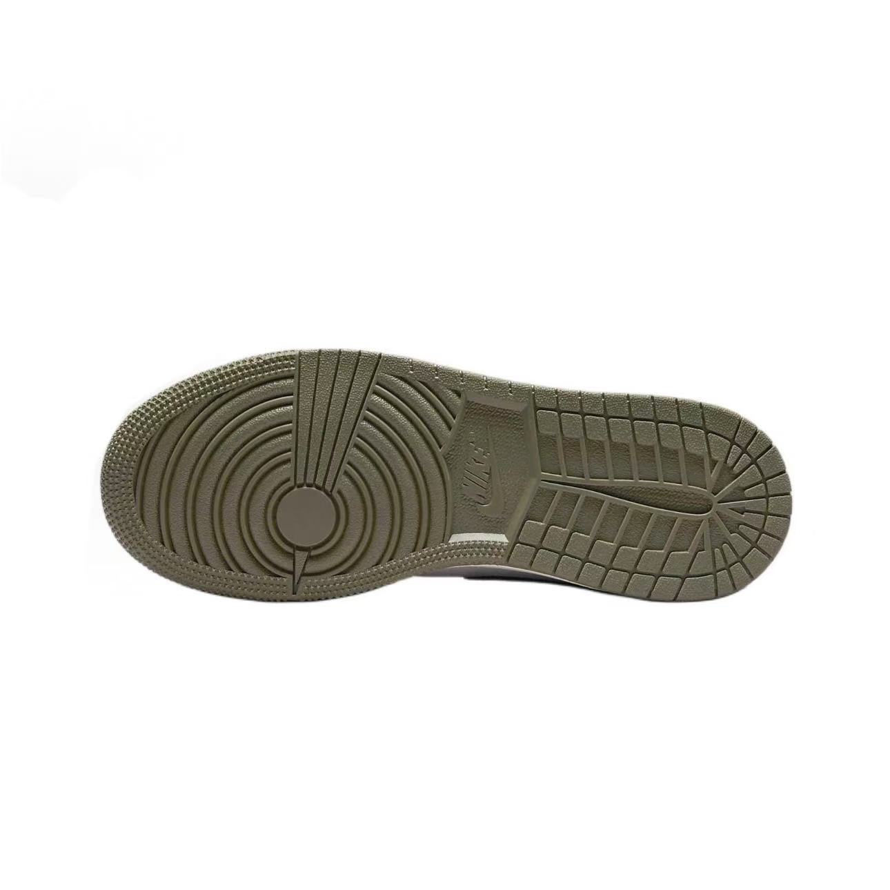 Jordan Air Jordan 1 Sea Salt Ice Cream Abrasion Resistant Low Top Vintage Basketball Shoes Unisex White Blue купить в интернет-магазине Yoocart с быстрой доставкой по России.