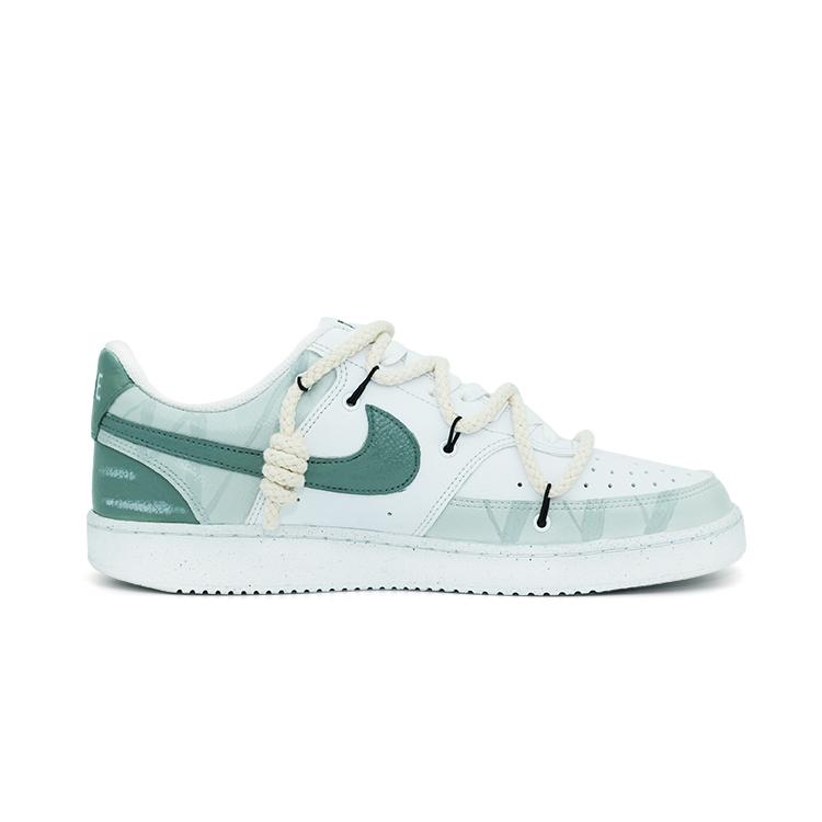 Nike Court Vision 1 Low Low-Top Skateboard Shoes Men's Green Gray купить в интернет-магазине Yoocart с быстрой доставкой по России.