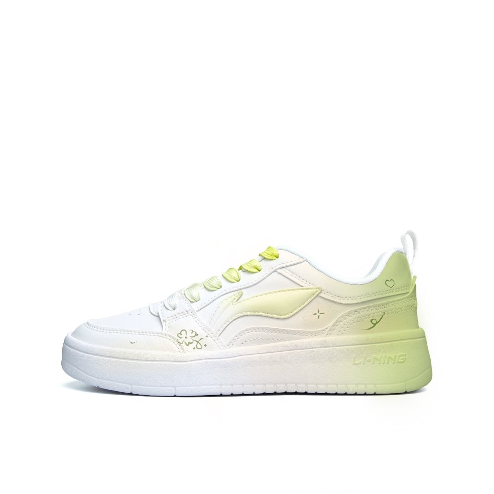 LINING Acer Truncatum Skateboard Shoes Unisex Low Top Green