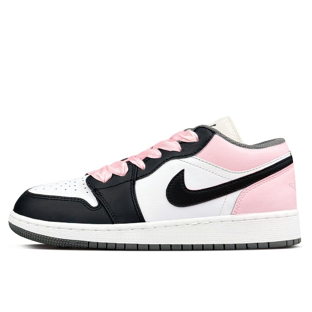 Jordan Air Jordan 1 Abrasion Resistant Low Top Vintage Basketball Shoes Women's Strawberry Pink