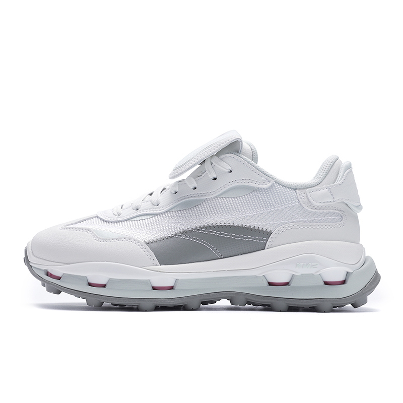 FILA KM2 Abrasion Resistant Breathable Low Top Casual Shoes Women's Bright White