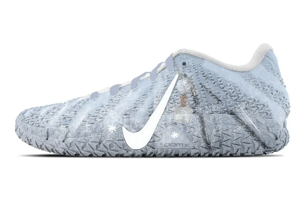 Nike Ja Morant 3 Mysterious Mist Abrasion Resistant Low top Basketball Shoes Unisex Blue White