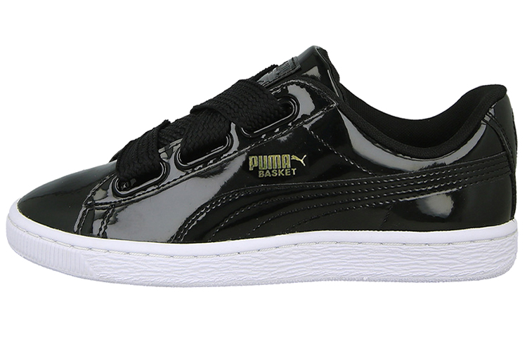 PUMA Basket Heart Patent 'Black' Women's