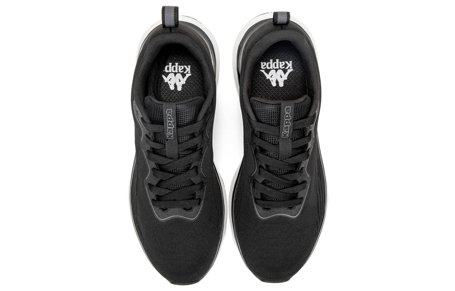 Kappa Abrasion Resistant Slip Resistant Low Top Running Shoes Unisex Black купить в интернет-магазине Yoocart с быстрой доставкой по России.