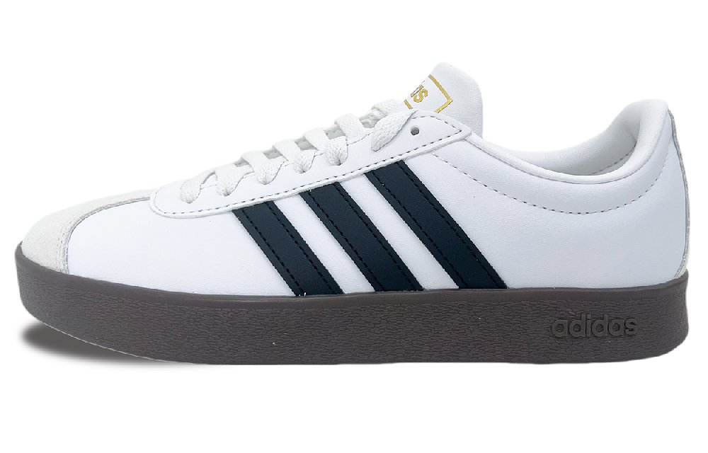 Adidas Neo VL Court 2.0 Abrasion Resistant Low Top Skateboard Shoes Women's Silver