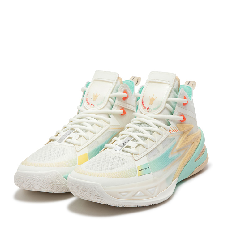 361° BIG3 5.0 Pro PE Basketball Shoes Men's Mid top Feather White/Sea Wave Blue купить в интернет-магазине Yoocart с быстрой доставкой по России.