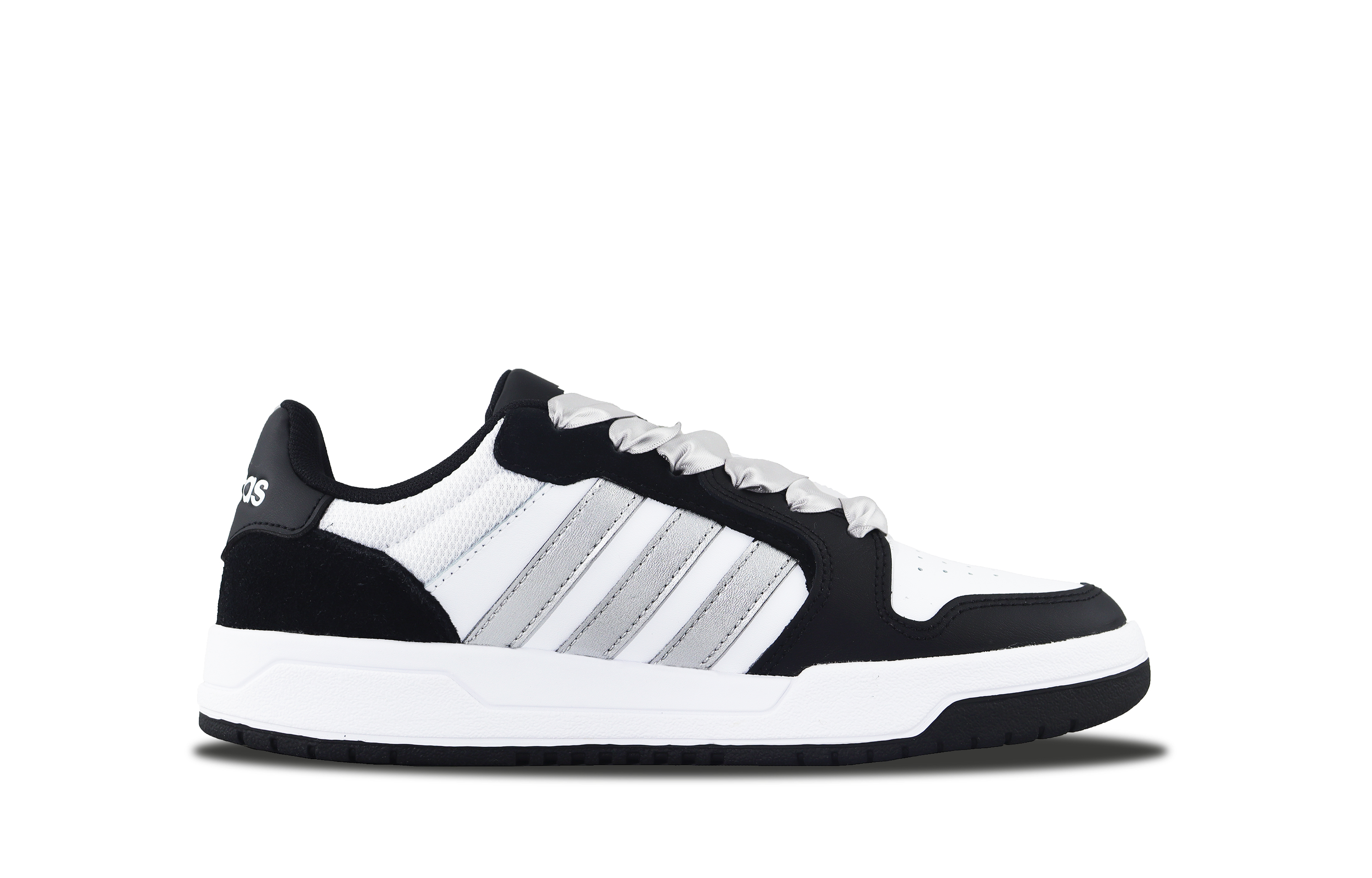Adidas Neo Entrap Anti Slip And Wear Resistant Lightweight Low Top Skateboard Shoes Unisex Black Silver купить в интернет-магазине Yoocart с быстрой доставкой по России.