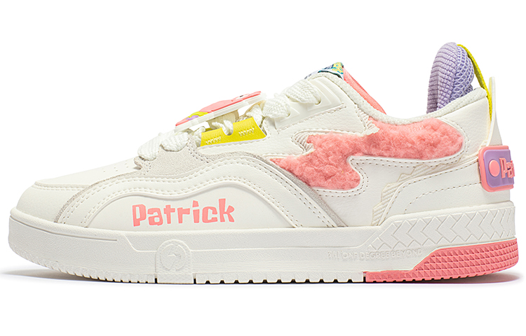 361° Life Collection Patrick Star Low Top Skateboard Shoes Women's Neon Light Coral