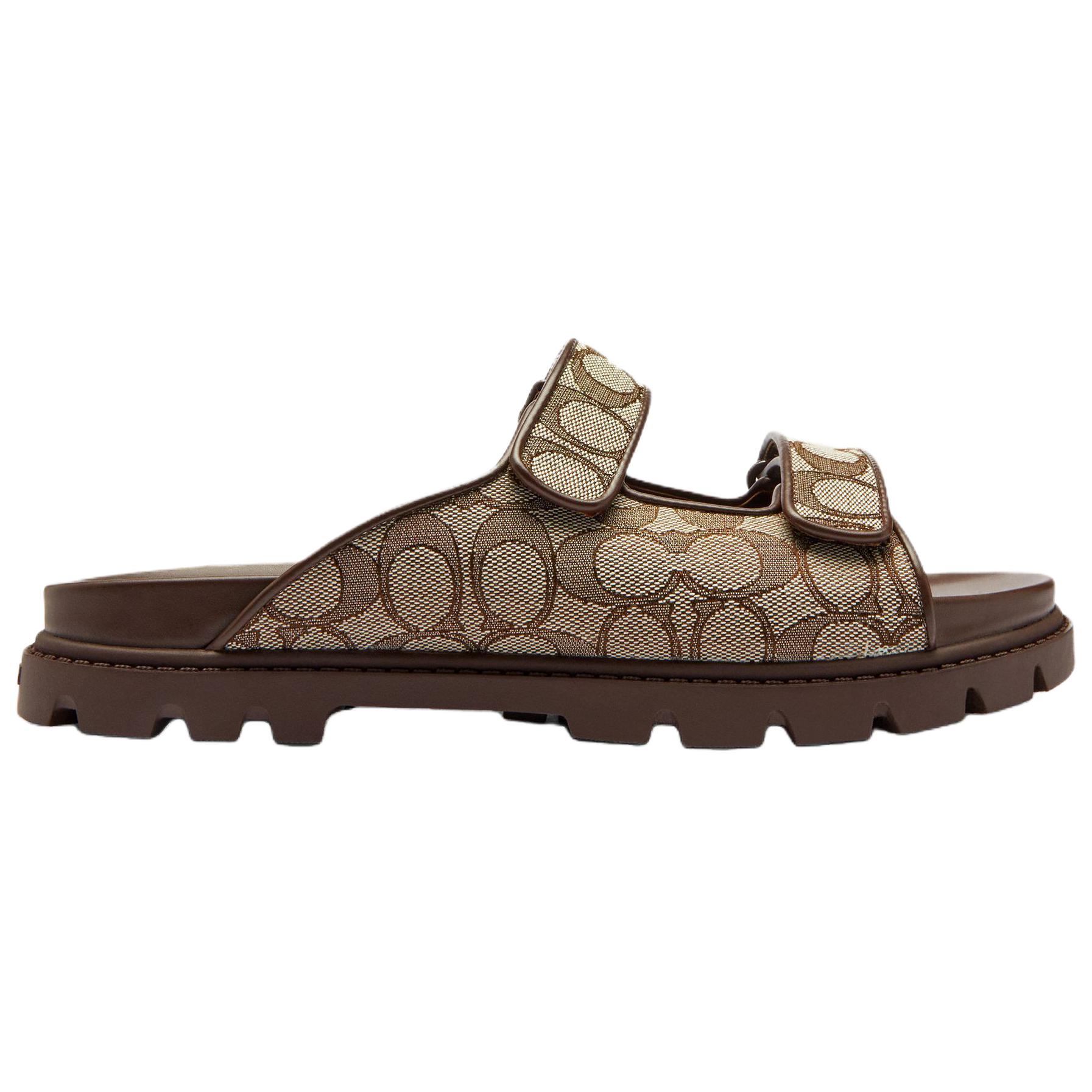 COACH Slide Slippers Men's Brown