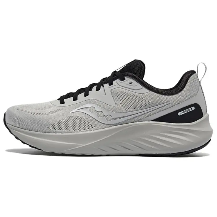 Saucony LANCER Gun Rider 3 Running Shoes Men's Gray Black