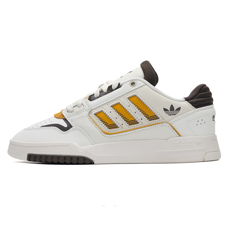 Adidas Originals Drop Step 2.0 Anti Slip And Wear Resistant Breathable Low Top Skateboard Shoes Unisex Ecru