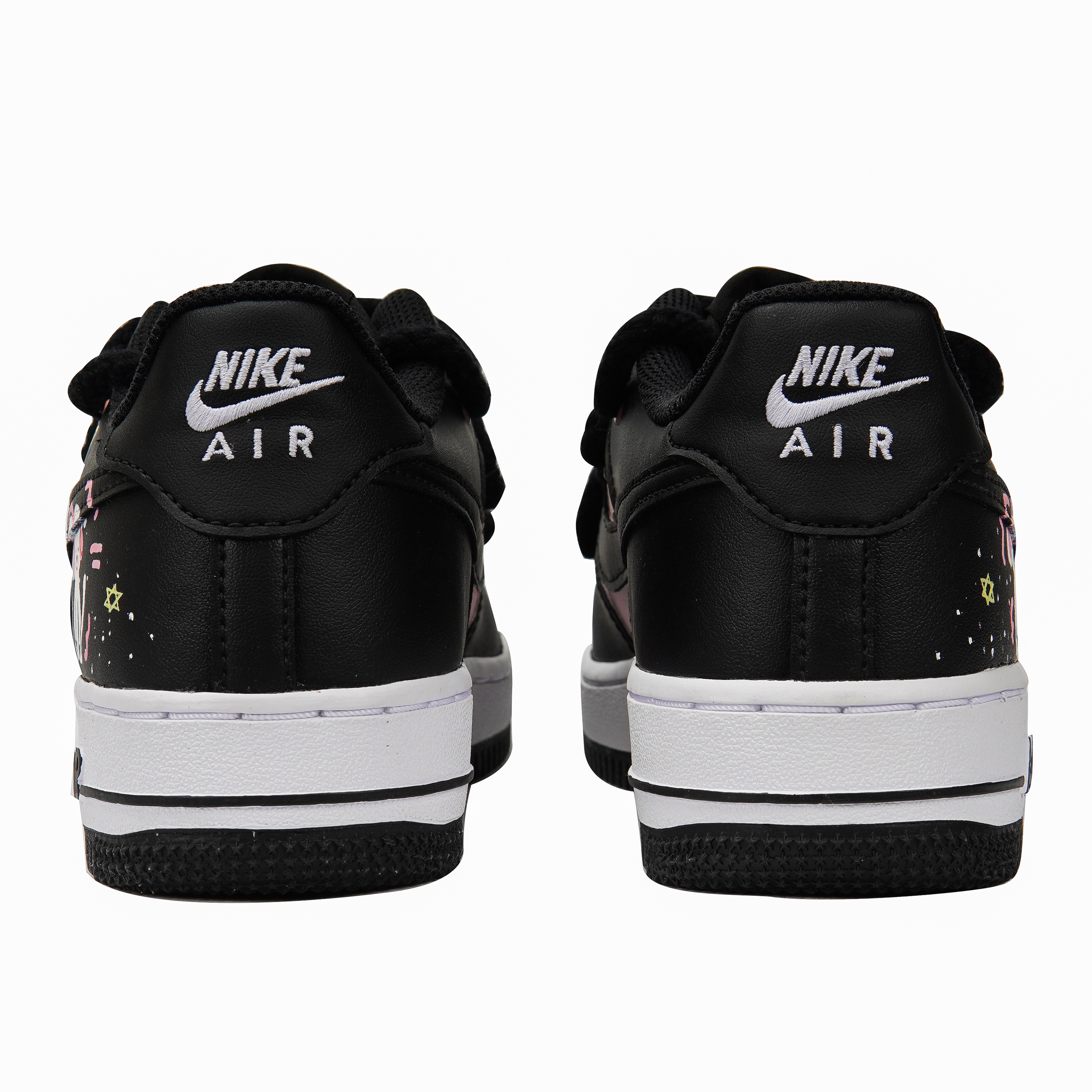 Nike Air Force 1 Low Top Skateboard Shoes GS H Black Pink купить в интернет-магазине Yoocart с быстрой доставкой по России.