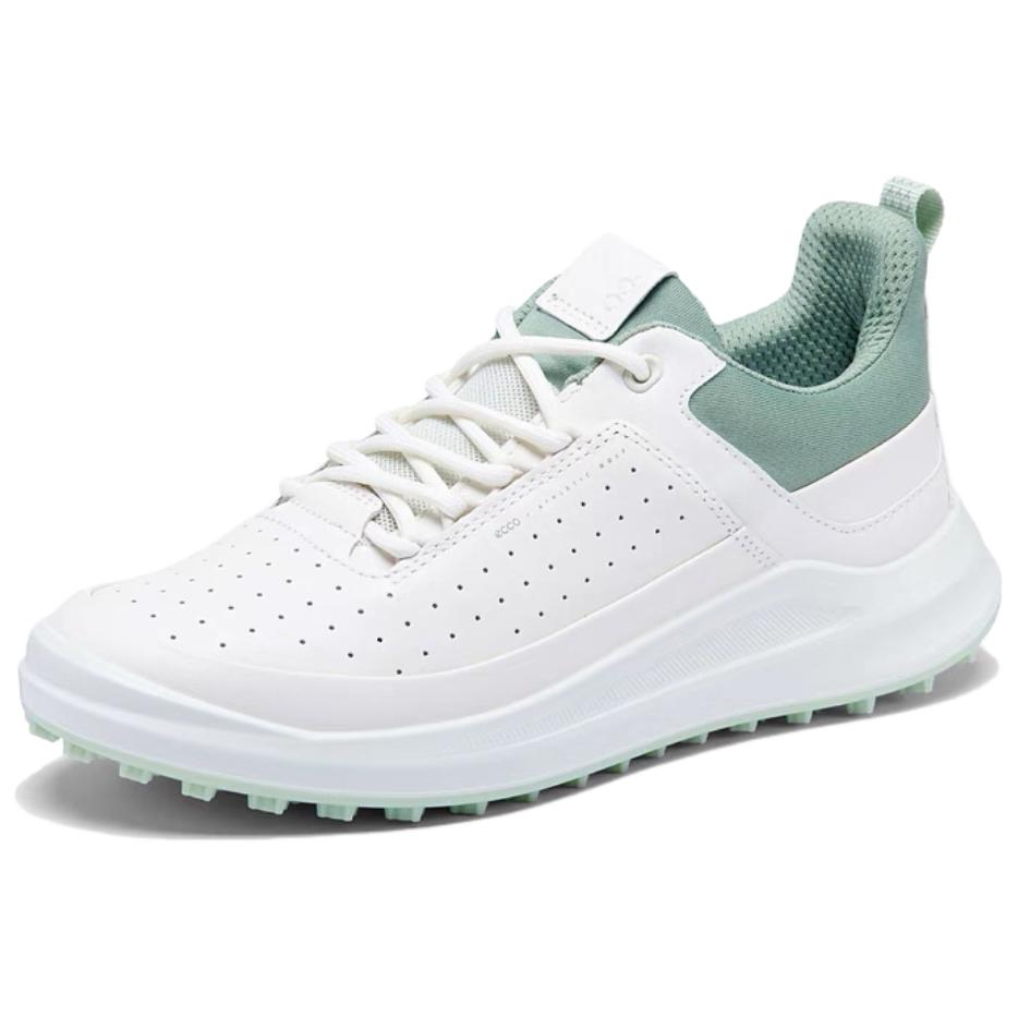 Ecco Abrasion Resistant, Breathable, Lightweight Low Top Golf Shoes Women's Gray Green