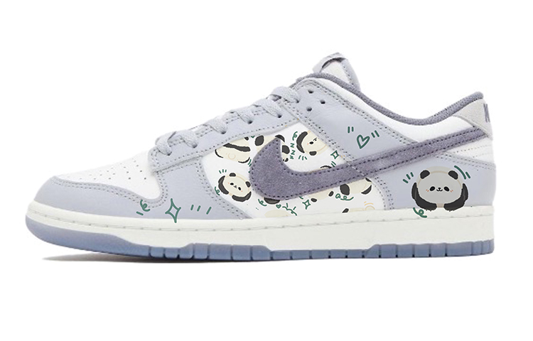 Nike Dunk Anti-Slip Wear-Resistant Low-Top Skateboard Shoes Men's White Gray купить в интернет-магазине Yoocart с быстрой доставкой по России.