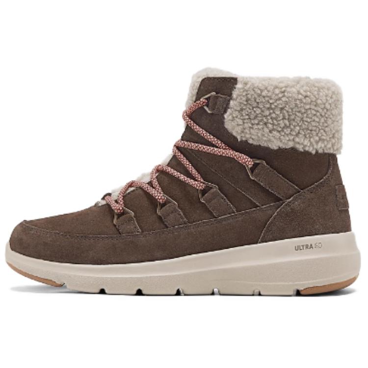 Skechers ON THE GO Short Snow Boots Women's Brown