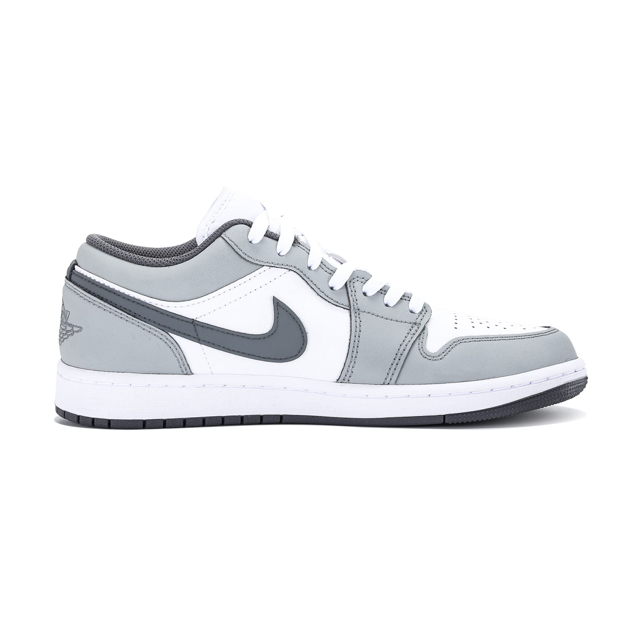 Jordan Air Jordan 1 Abrasion Resistant Low Top Vintage Basketball Shoes Unisex Gray купить в интернет-магазине Yoocart с быстрой доставкой по России.