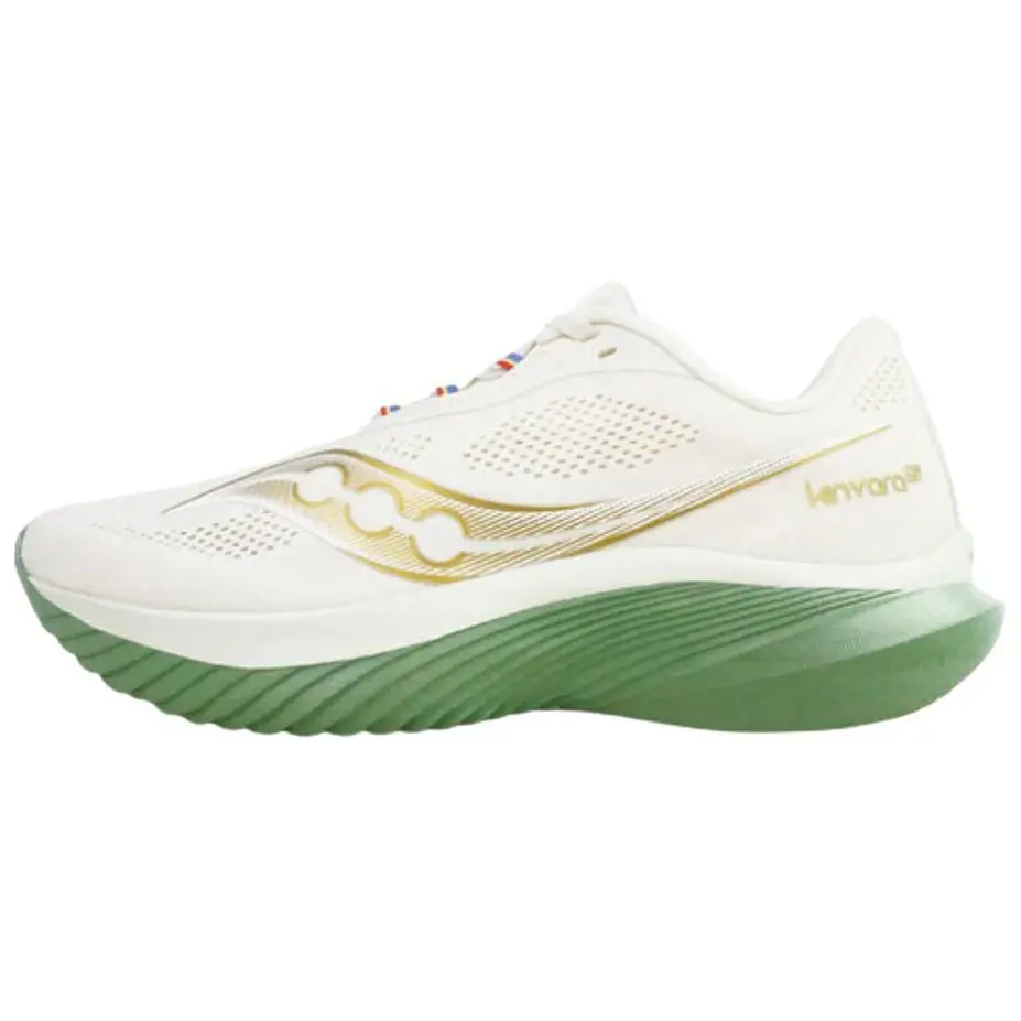Saucony Kinvara Elite 15 Abrasion Resistant Low Top Running Shoes Men's White