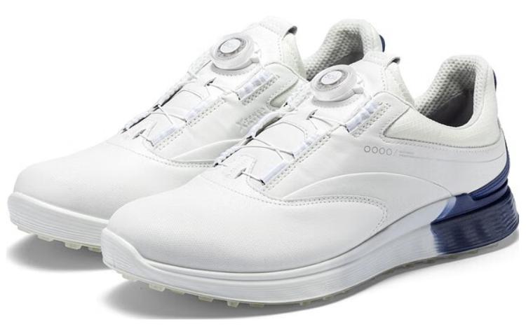 Ecco Low-Top Sports Casual Shoes Men's White Blue