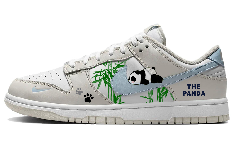 Nike Dunk Low Panda Paw Tarepanda Cat Slip-Resistant Cushioning Wear-Resistant Low-Top Skateboard Shoes Women's Ecru