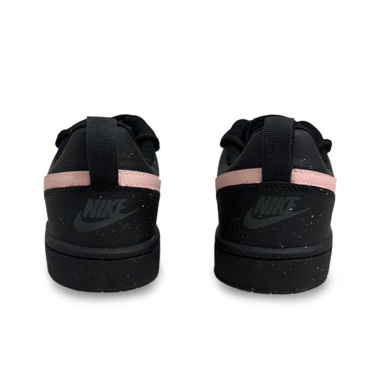 Nike Court Borough Coverage Slip Resistant, Abrasion Resistant, Breathable Low Top Skateboard Shoes GS Black Pink купить в интернет-магазине Yoocart с быстрой доставкой по России.