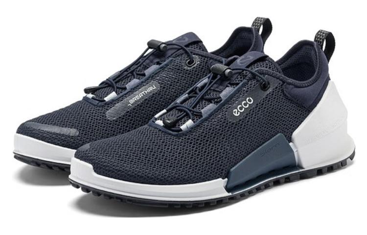 Ecco Striding 2.0 Series Cushioning Wear Resistant Low Top Casual Shoes Men's Midnight Blue купить в интернет-магазине Yoocart с быстрой доставкой по России.
