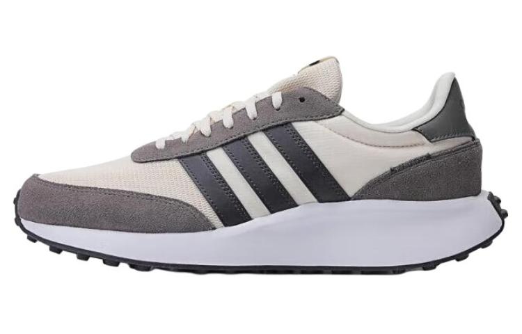 Adidas Cushioned Slip-Resistant Low-Top Casual Shoes Men's White Gray