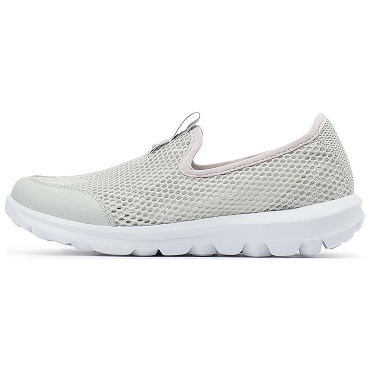 361° Cushioning, Wear Resistant Low Top Casual Shoes Women's Gray White