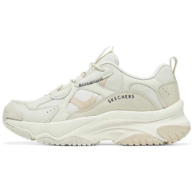 Skechers Street Mantle Moon Shoes Anti Slip Wear Resistant Low Top Chunky Sneakers Women's Ecru