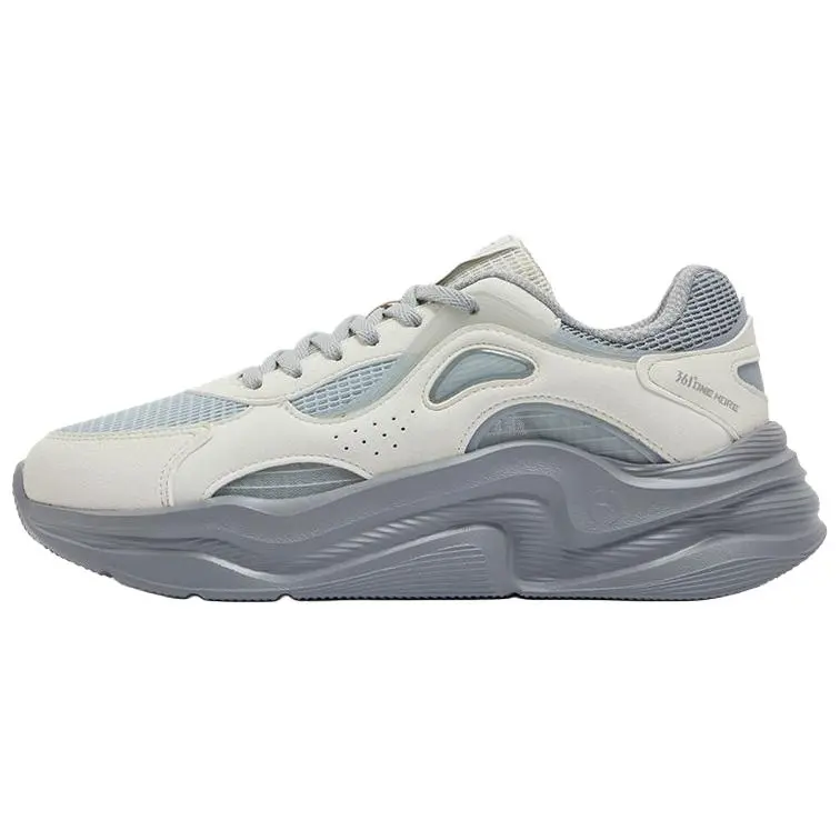361° Wear resistant And Lightweight Low Top Casual Shoes Women's Gray White